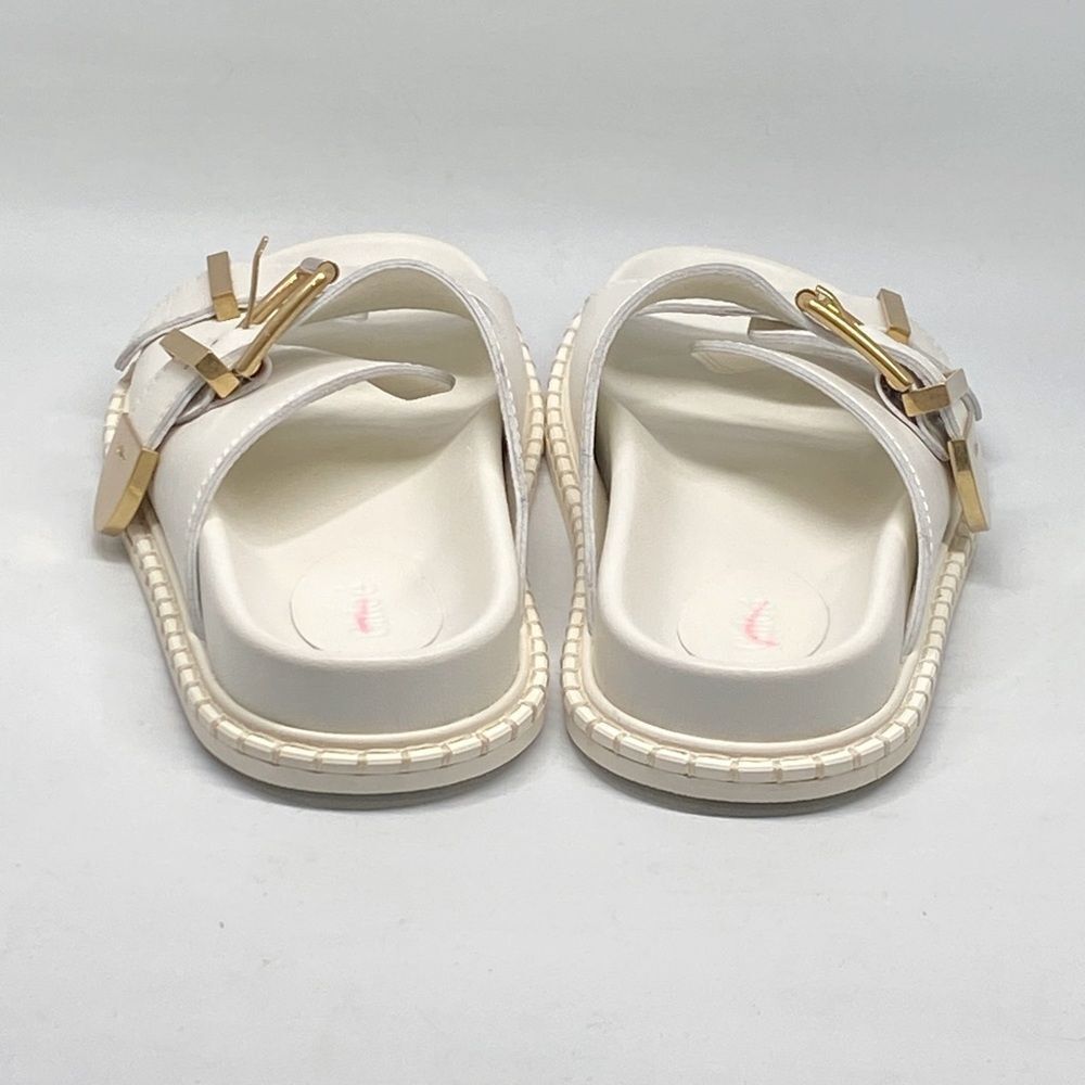 Chloe Rebecca Leather Slide Sandals size 39 - Picture 8 of 15